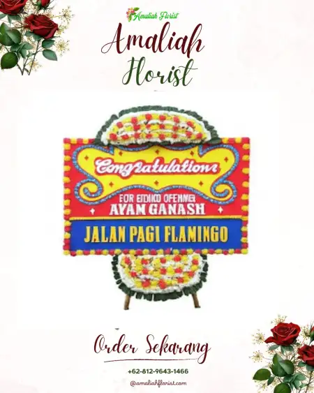 Sewa Papan Bunga Warulor